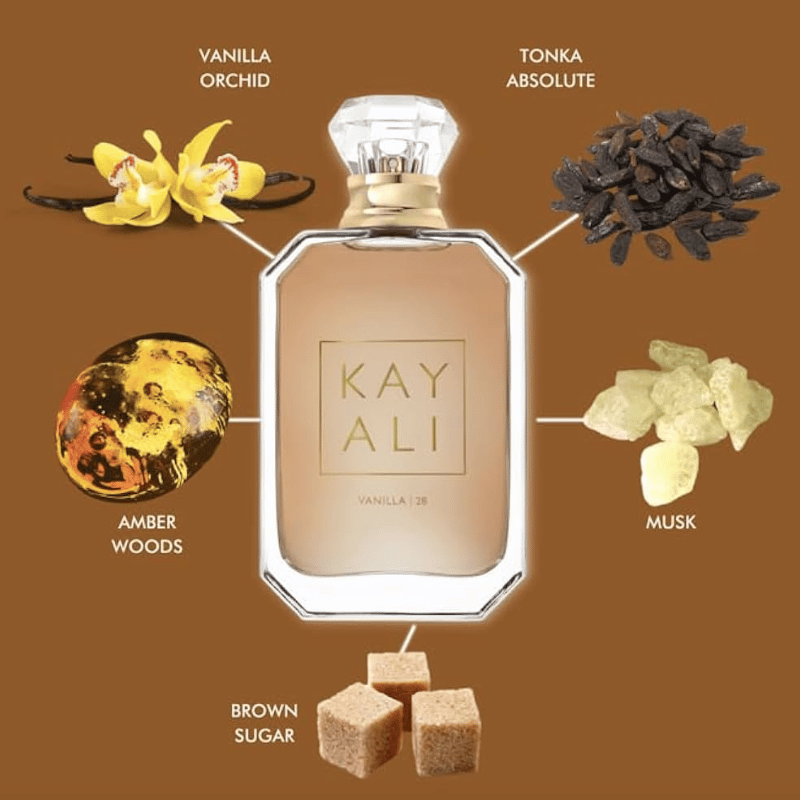 Kayali Vanilla 28 - một kiệt tác của sắc thái tinh tế và trau chuốt, sẽ thu hút các giác quan 